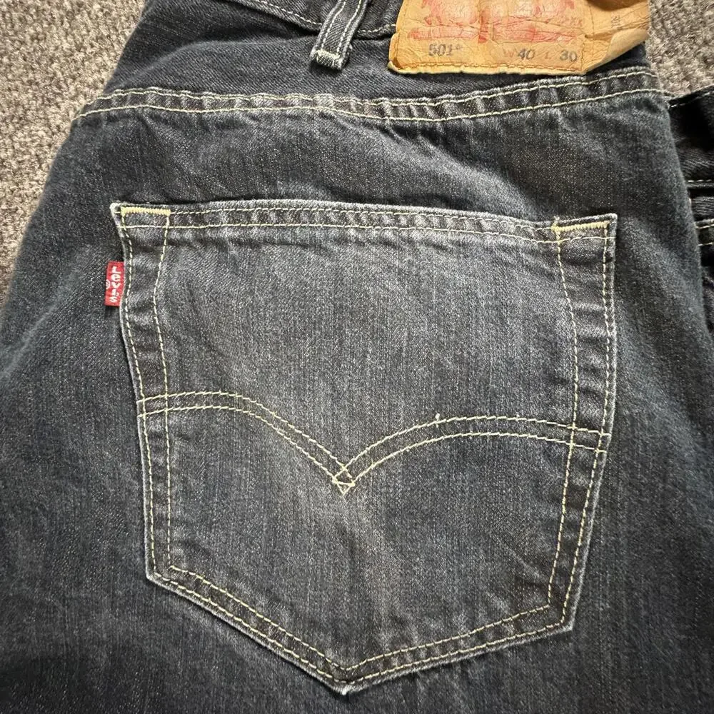 Levi's 501 Original Fit Men's Jeans W40‎ L30 #829